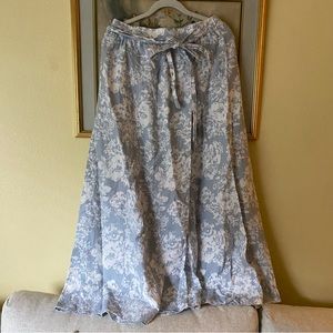 Linen Reformation maxi skirt